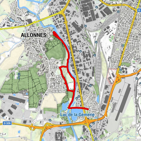 Allonnes - Les Muloteries - Les Hautes Métairies