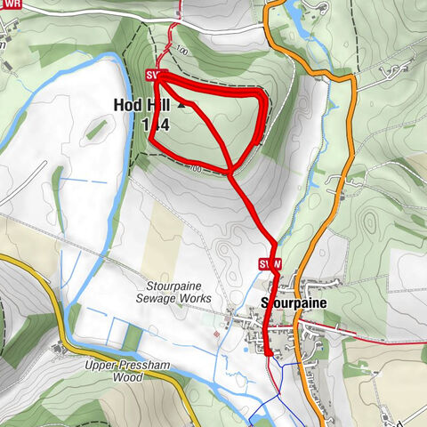 Holy Trinity - Stourpaine - Hod Hill
