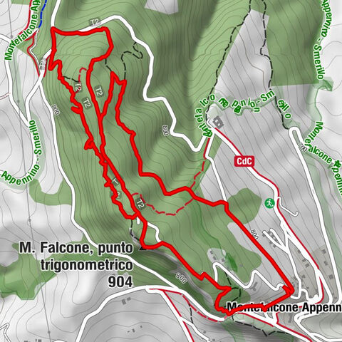 Montefalcone Appennino - M. Falcone, punto trigonometrico