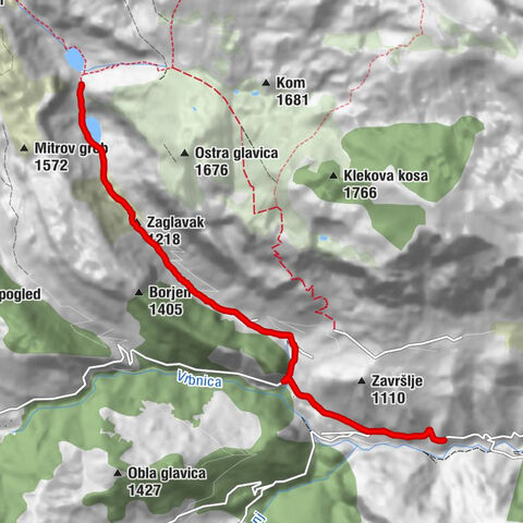 Opština Plužine - Vodopad Vrbnica - Stabna - Zaglavak