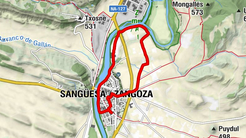 Sangüesa/Zangoza - La Barca - Iglesia de Santiago - Sangüesa / Zangoza