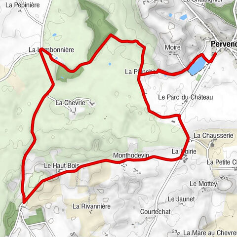 Pervenchères - La Planche - Le Parc du Château - Les Bondes