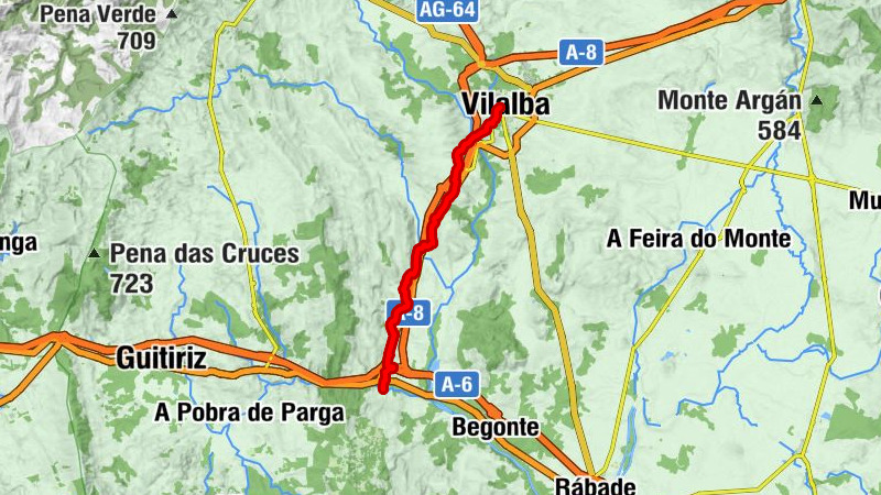Vilalba - Igrexa de Santa María de Vilalba - Lar Os Pios - Baamonde