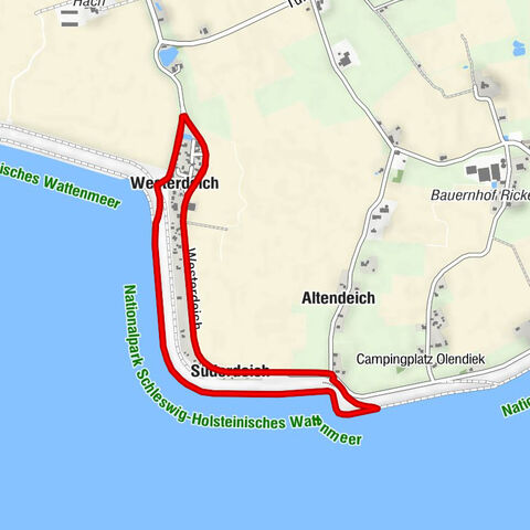 Vollerwiek - Westerdeich - Süderdeich