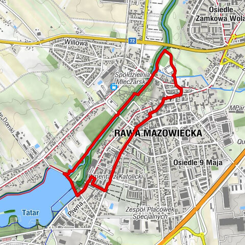 Rawa Mazowiecka - Kościół pw. Wniebowzięcia Najświętszej Maryi Panny - Gorące Jadło - Kościół pw. Niepokalanego Poczęcia Najświętszej Maryi Panny
