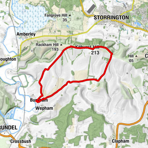 Burpham - St Mary - Kithurst Hill - Chantry Hill