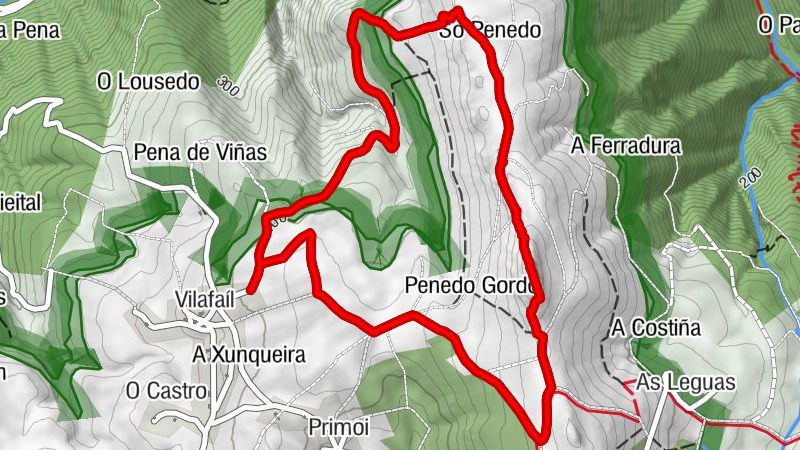 Vilafaíl - So Penedo - Pía de San Rosendo