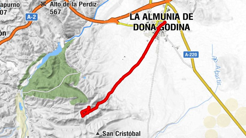 La Almunia de Doña Godina - Iglesia de la Asunción de Nuestra Señora - Mirador Alberto - El Collau de la Solana Fontellas