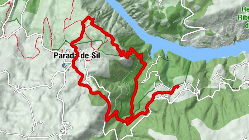 O Valado - A Pena - Noguedo - Igrexa de Santa Mariña de Parada de Sil