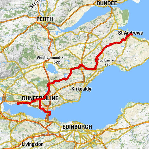 Culross - Hare Law - Hope Park and Martyrs Church - St Andrews