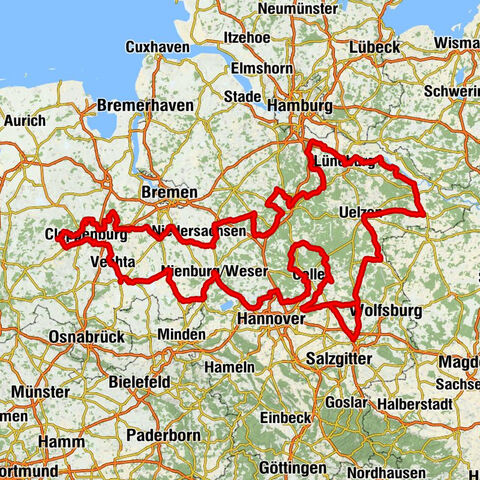 Gifhorn - Jägerberg - Hornberg - Kreuzkrug