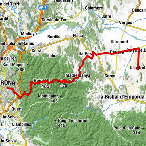 Salt - els Àngels - Puig Redó - Ullastret