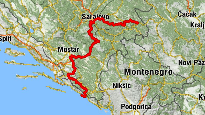 Bikavac - Planinarski dom Vrela - Džamija Ljuta - Šipčine