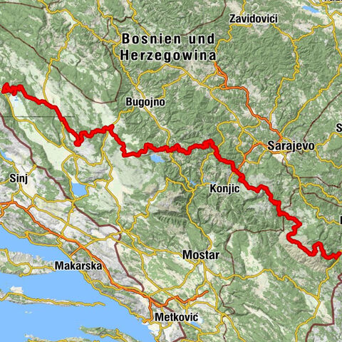 Kruševo - Ivan-sedlo - Čador - Zadraga