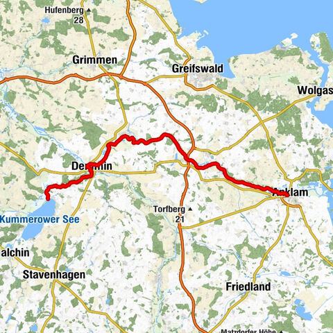 Verchen - Demmin - Loitz - Anklam