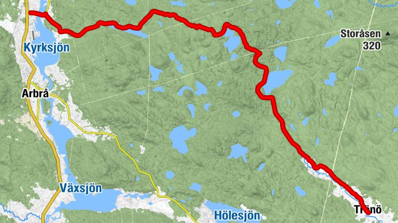 Trönö - Rappsta - Berge - Hänsätter