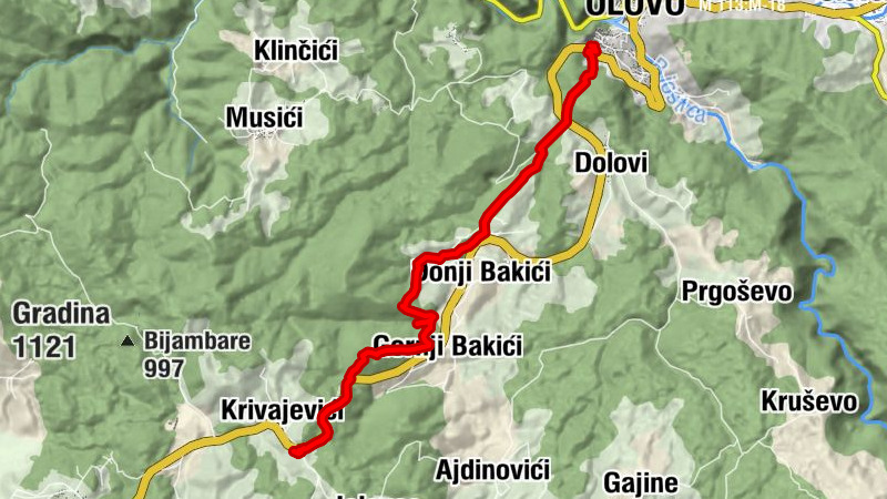 Olovo - Crkva Gospe Olovske - Donji Bakići - Mehdijano 1