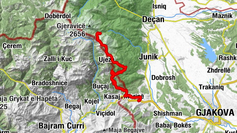 Gropa e Erenikut - Lushaj (Gegaj) - Qafa e Morinës - Restaurant Villa Italia