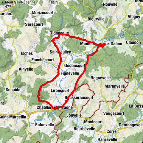 Église Saint-Michel - Hôtel de Ligneville - Église Saint-Julien - Relais des Vosges