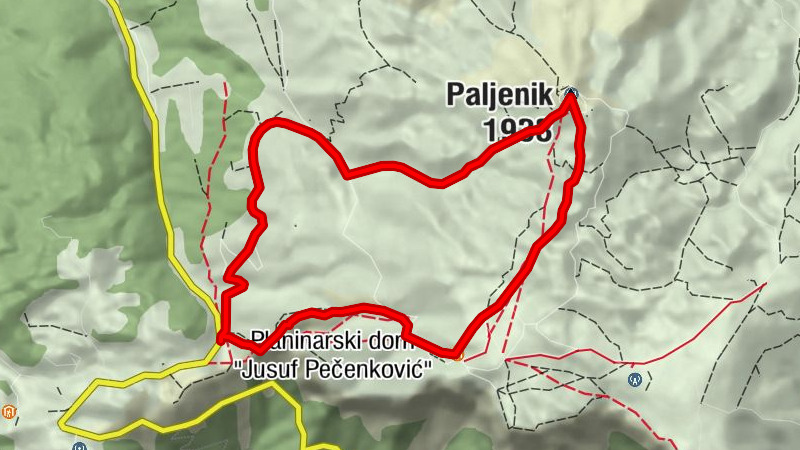 Općina Travnik - Planinarski dom "Jusuf Pečenković" - Paljenik