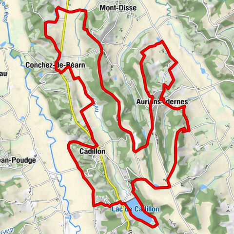 Cadillon - Conchez-de-Béarn - Aurions-Idernes