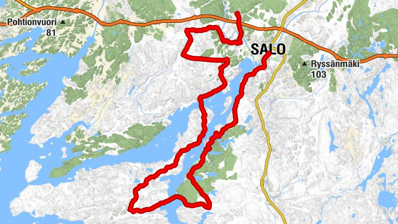 Märynummi - Kimito - Salo - Hermanni