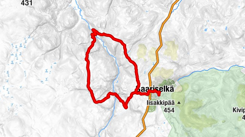 Saariselkä - Kulmakuru - Inari