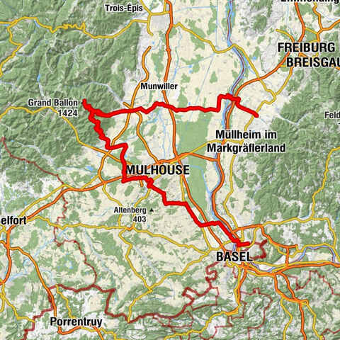 Riehen - Église Saint-Martin - Église Notre-Dame-du-Rosaire - Heitersheim
