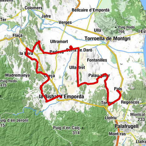 Pals - Església de Sant Pere de Palau-Sator - Església de Sant Iscle d'Empordà - la Bisbal d'Empordà