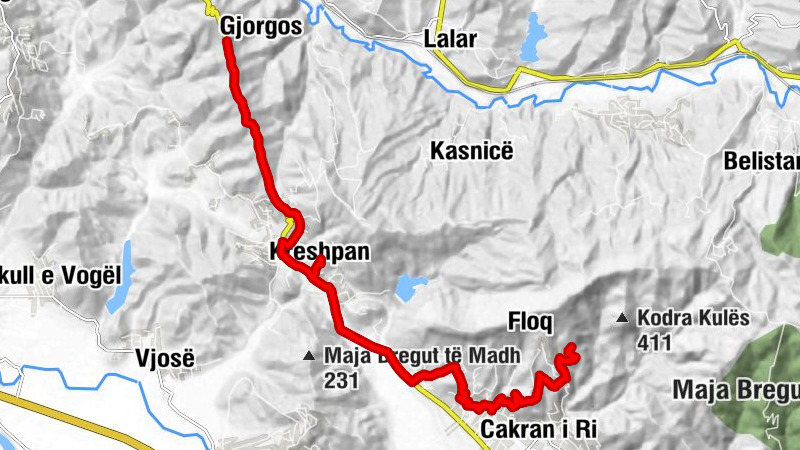 Cakran - Kreshpan - Sulaj