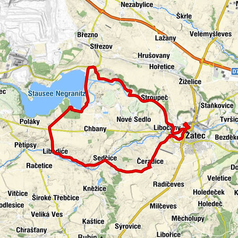 Žatec západ - Žatec - Libočany - Nejsvětější Trojice