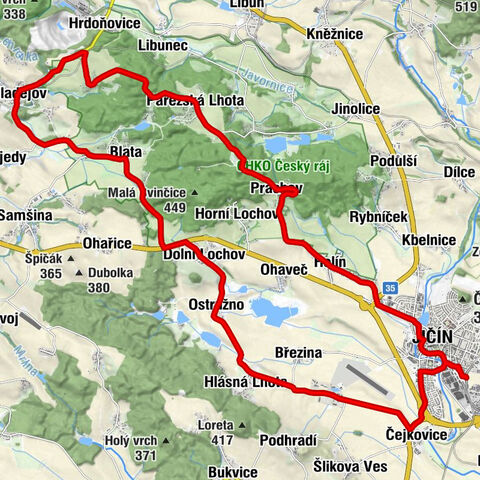 Jičín - svatý Jiljí - Povýšení svatého kříže