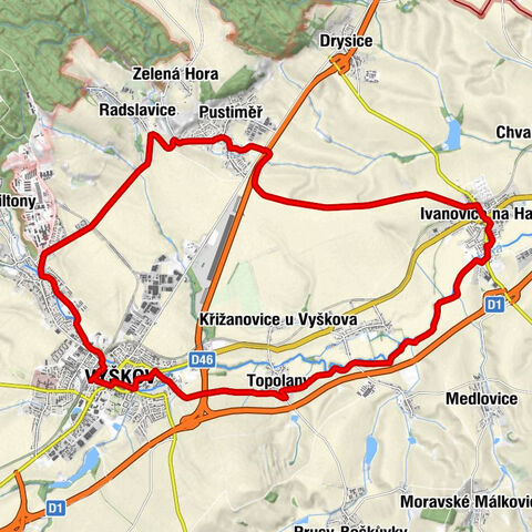 Vyškov na Moravě - sv. Jan Nepomucký - sv. Ondřej - Nanebevzetí Panny Marie