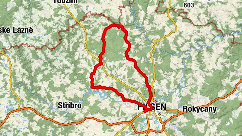 Jikalka - sv. Prokop - Kaplička - Plzeň