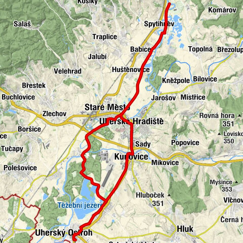 Uherský Ostroh - Pod Lipami - Svatý Šebestián - Zvěstování Panně Marii