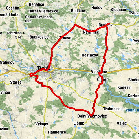 Borovina - Třebíč - Střítež - Kostel Nanebevzetí Panny Marie a svatého Gotharda