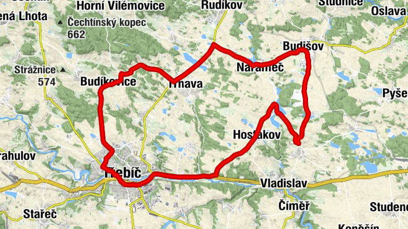 Třebíč - Kostel Nanebevzetí Panny Marie a svatého Gotharda - Nalezení sv. Kříže - kostel Svatého Martina