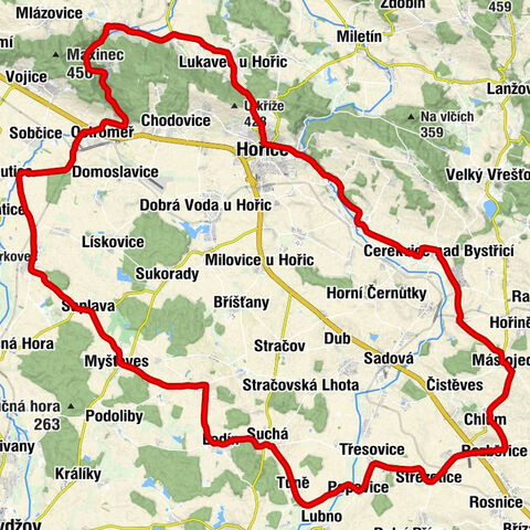 Střezetice - Nanebevzetí Panny Marie - Hořice - Dlouhé Dvory