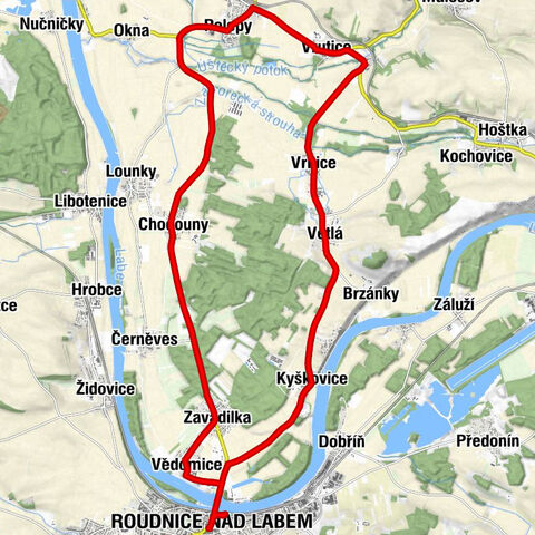 Roudnice nad Labem - Motorest Doma - Svatý Václav a svatý Martin