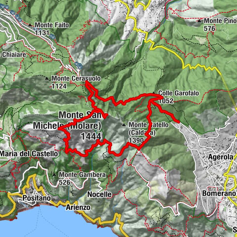 Panoramawanderung rund um und hinauf auf den Monte Molare