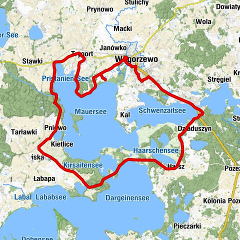 powiat węgorzewski - Trygort - Węgorzewo - Ruska Wieś