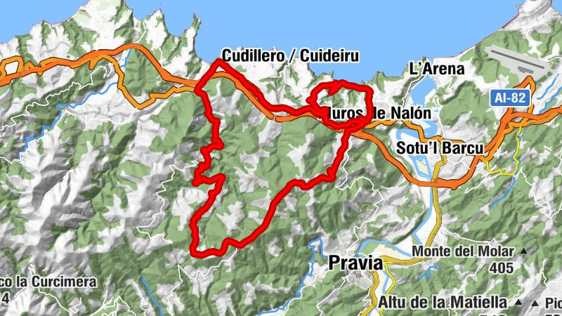 Muros de Nalon - Muros de Nalón - Iglesia de Villafría - Picu Castiello