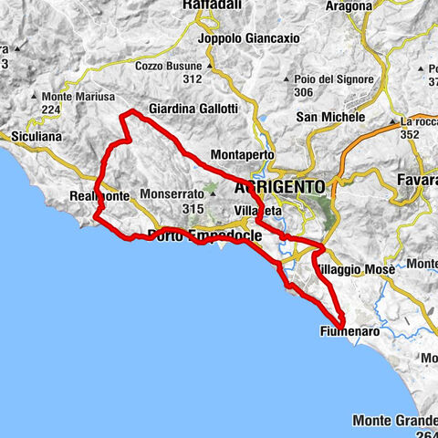 Agrigento - Villa Hera - Parrocchia Santissima Trinità - Le Dune