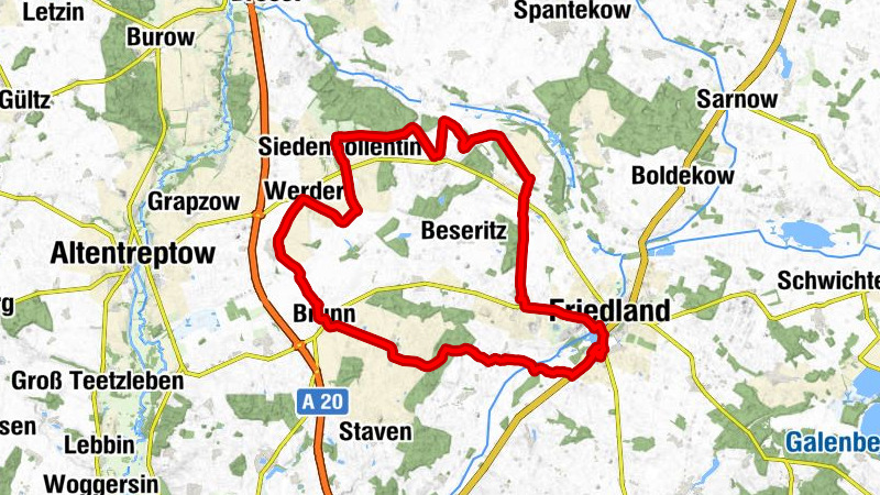 Friedland - Pleetz - Roggenhagen - Brunn