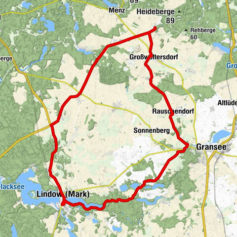 Zernikow - Kirche Zernikow - Dorfkirche Baumgarten - Dorfkirche Dierberg