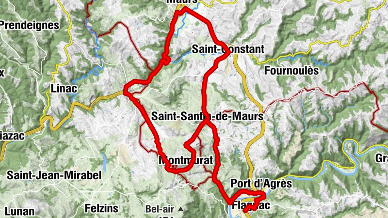Saint-Gély - Flagnac - La Causselle - La Prade