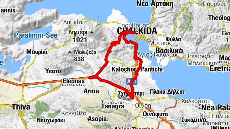 Σχηματάρι - Καλοχώρι-Παντείχι - Τσι τσι corner - Χαλκίδα