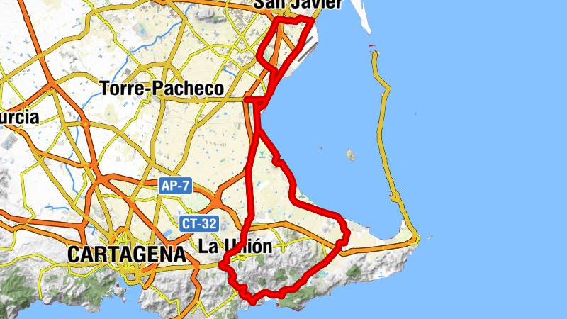 San Javier - Iglésia Nuestra Señora de la Asunción - Los Alcázares - Iglesia Nuestra Señora del Carmen