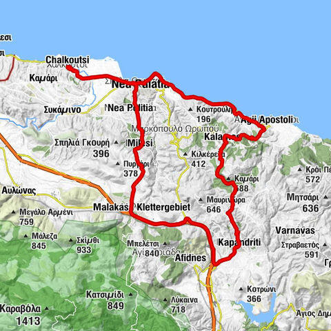 Χαλκούτσι - Άγιος Ανδρέας - Αγία Μαρίνα - Αγία Κυριακή