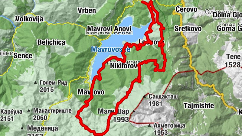 Леуново - Glamour - Маврово - Црн Камен